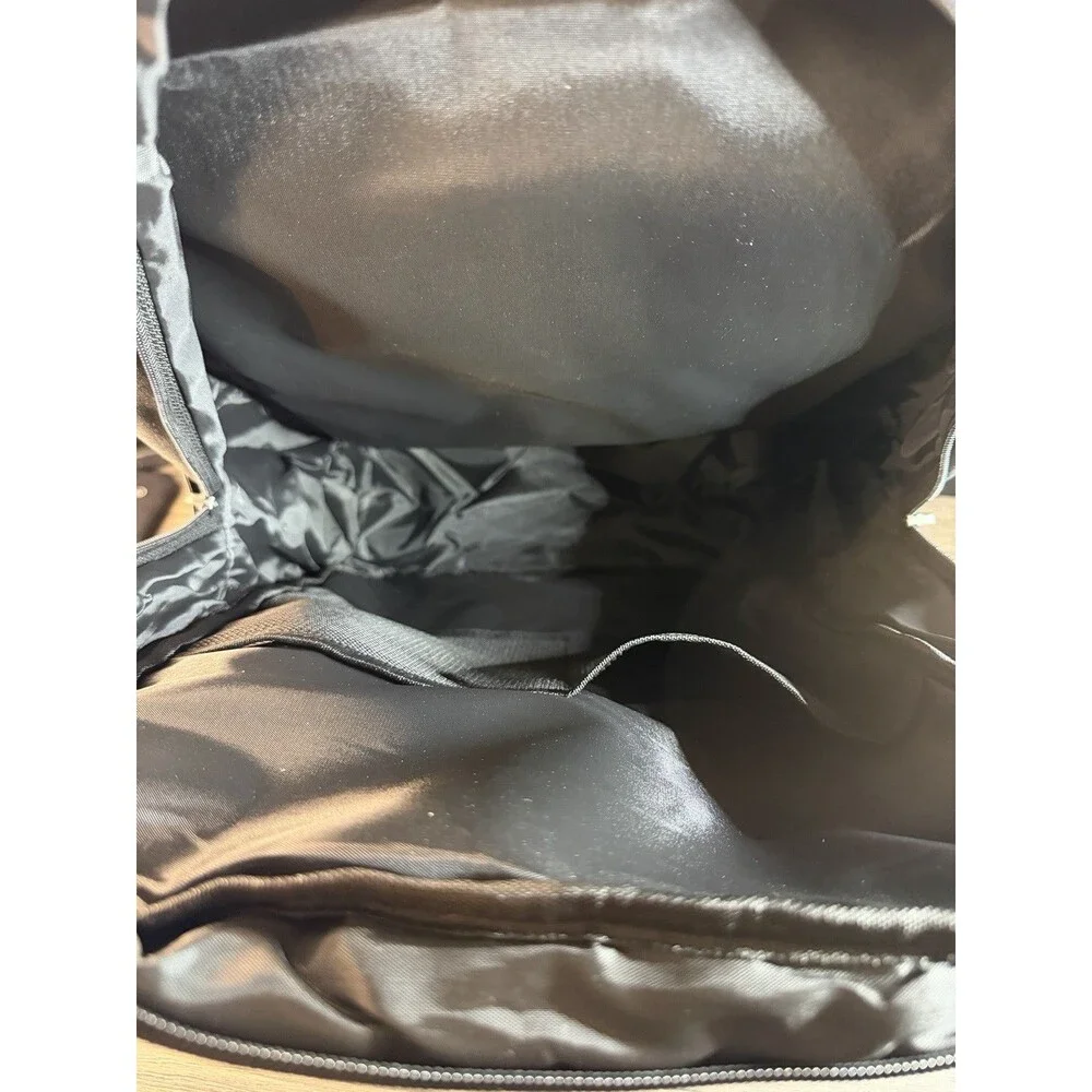 NWT Black SDYSM Travel Backpack w/ Laptop Pocket, Luggage Strap, Padded Straps